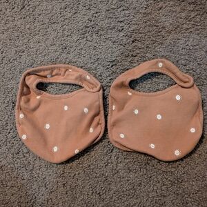 Carter's Baby Bib Set with White Smiling Suns